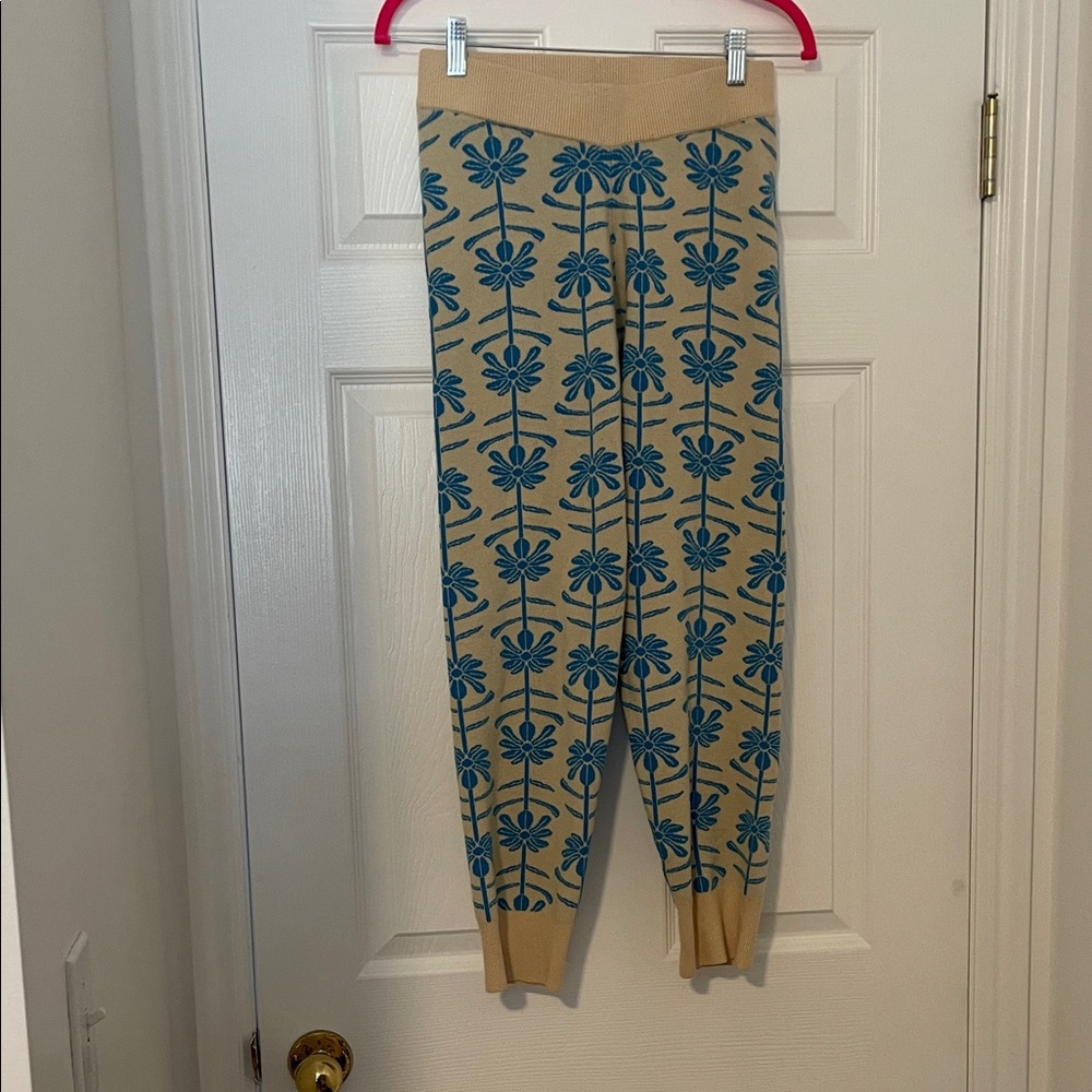 Piper & Scoot Sweater Floral Patterned Pants